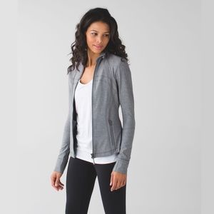 Lululemon Define Jacket Brushed Heathered Slate, Luon, Size 8